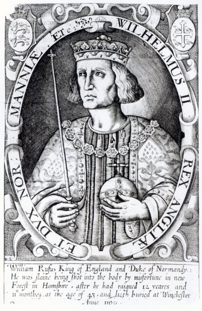 King William II of England by Renold Elstrack